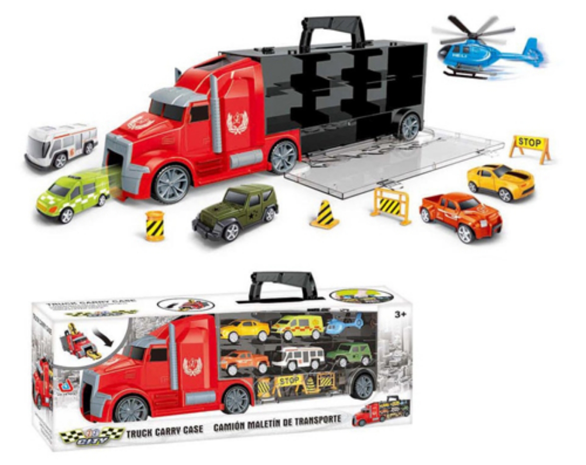 Picture of Container Truck Carry Case 42cm 6 Vehicles & Accessories