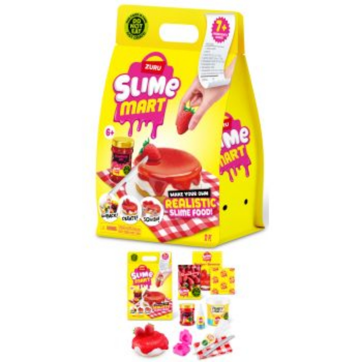 Picture of ZURU Slime Mart - Small Shopping Bag Series 1 - Strawberry Cheese Cake