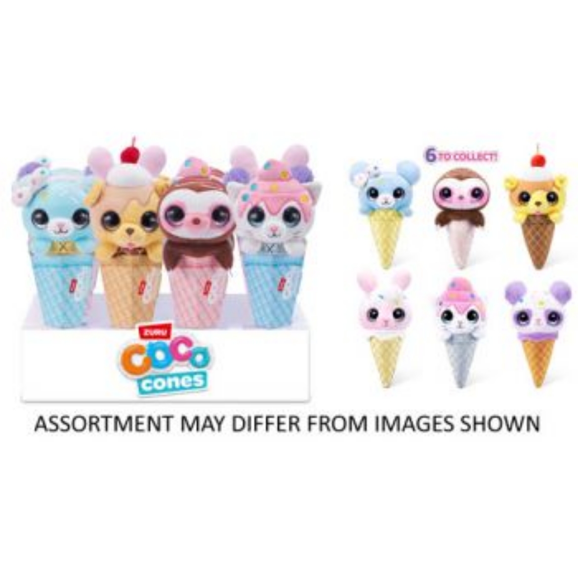 Picture of ZURU Coco Cones SWEET assorted ( ONLY SOLD in Display of 12 )