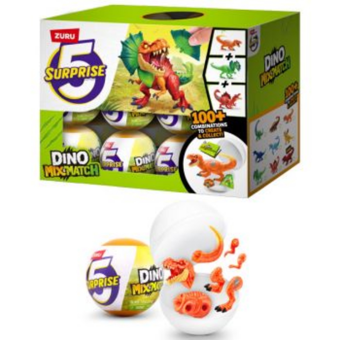 Picture of ZURU 5 Surprise Dino Mix & Match ( ONLY SOLD in Display of 27 ) ( was RRP $12.99 )
