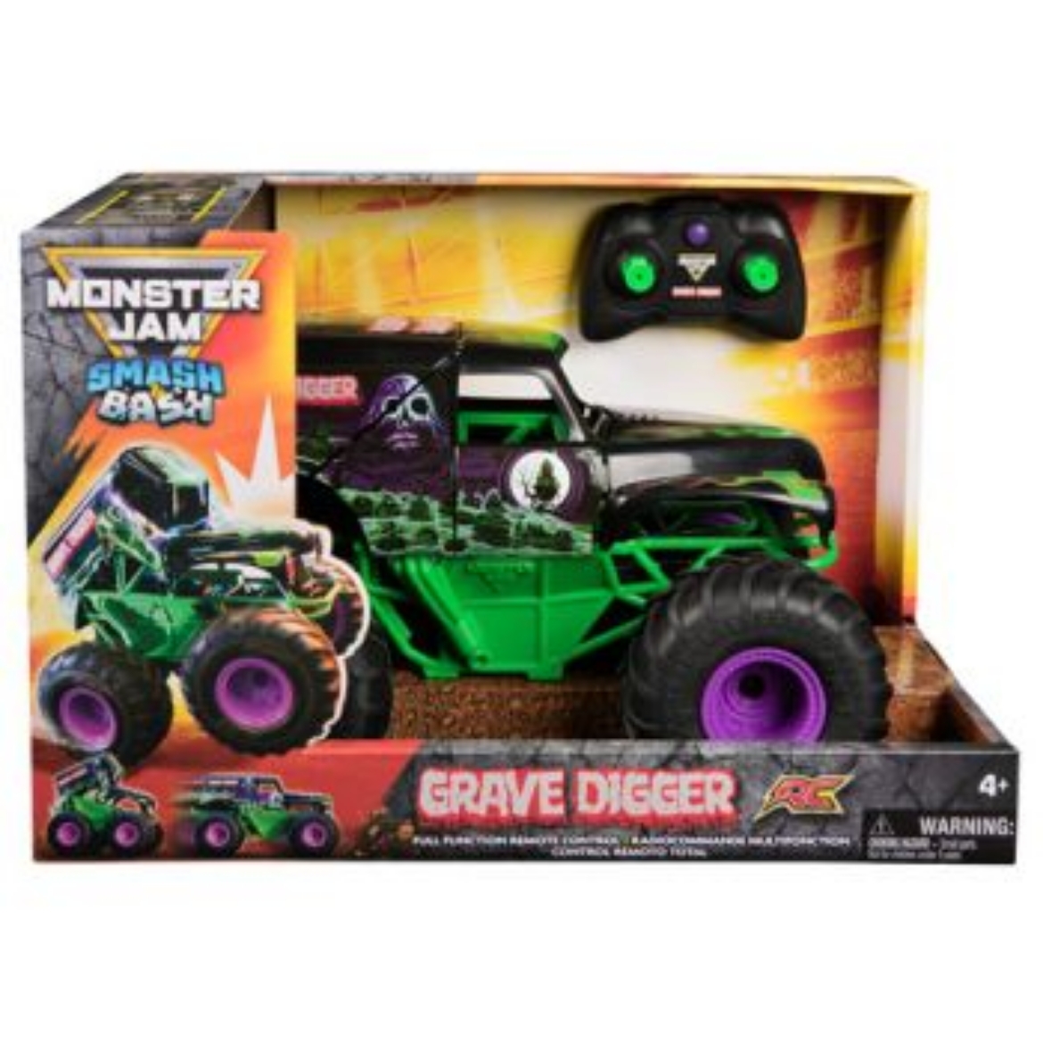 Picture of Monster Jam Radio Control 1:15 Smash n Bash Grave Digger