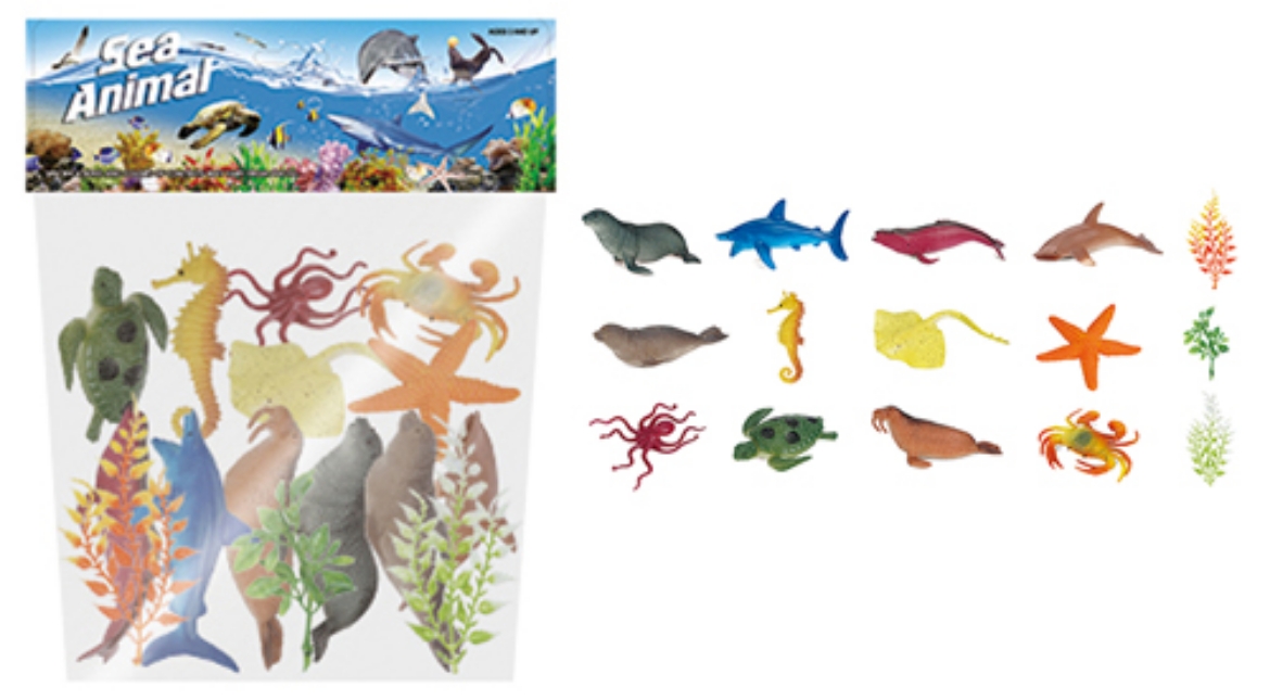 Picture of 12pc Sea Animals in Bag