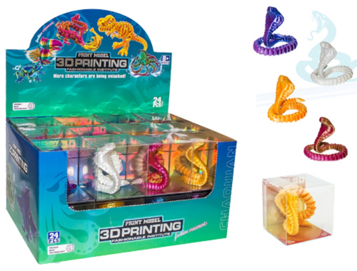 Picture of 3D Printed Firgures assorted - COBRA ( ONLY SOLD in Display of 24 )