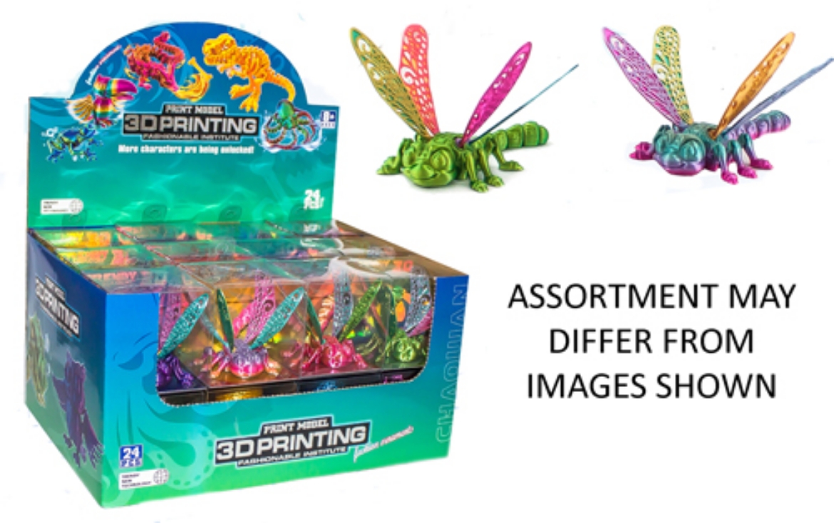 Picture of 3D Printed Firgures assorted - DRAGONFLY ( ONLY SOLD in Display of 24 )