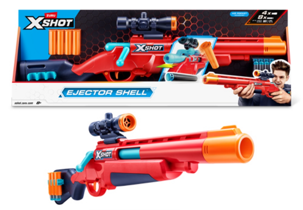 Picture of ZURU XSHOT Excel Bolt Action Rifle with 8 Darts