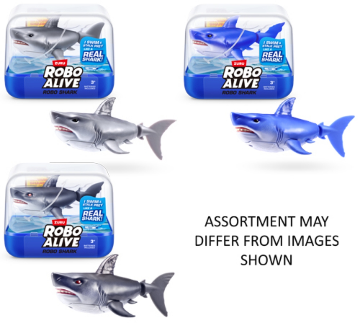 Picture of ZURU Robo Alive Shark assorted ( ONLY SOLD in Display of 56 )