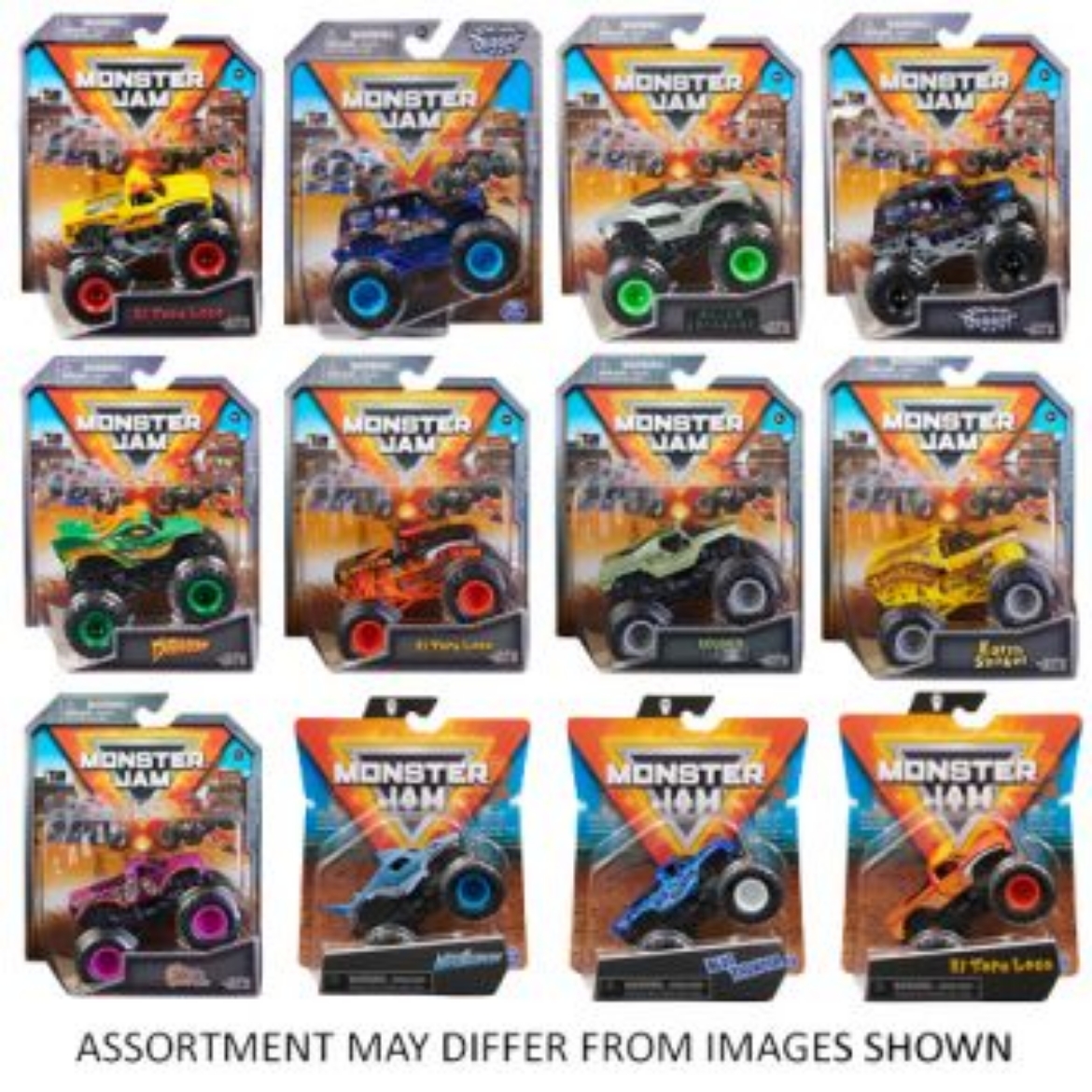 Picture of Monster Jam 1:64 Value Diecast Vehicles assorted ( ONLY SOLD in Carton of 6 )