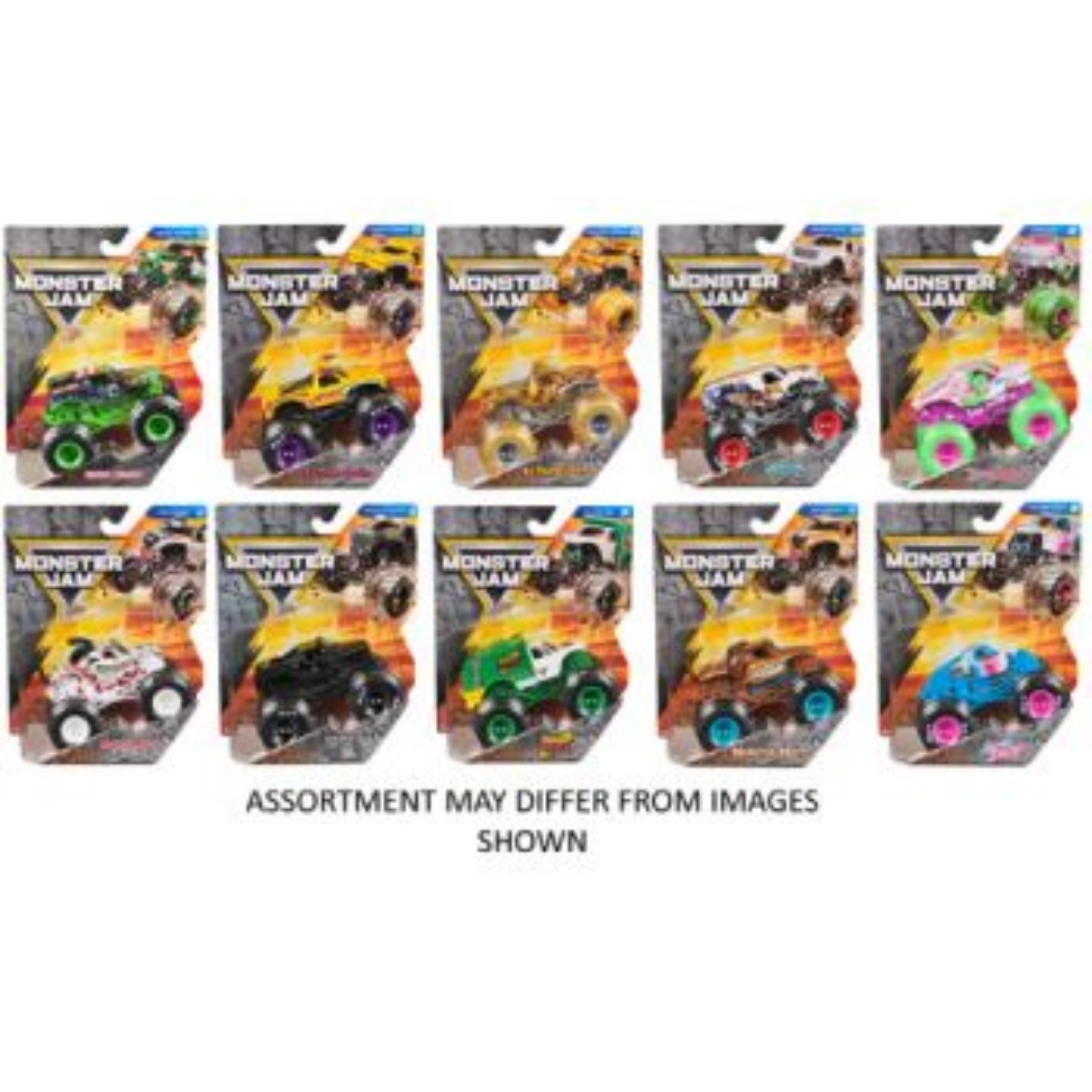 Picture of Monster Jam 1:64 Diecast Trucks with accessory assorted ( ONLY SOLD in Carton of 12 )
