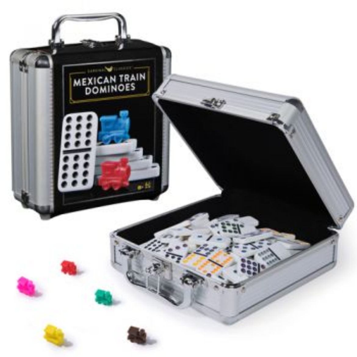 Picture of Classic Games Mexican Train Dominoes in Carry Case