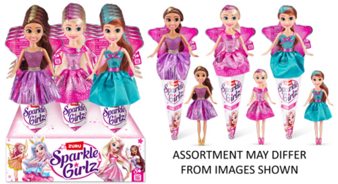 Picture of ZURU Sparkle Girlz 10.5" Princess Doll assorted ( ONLY SOLD in Display of 12 )