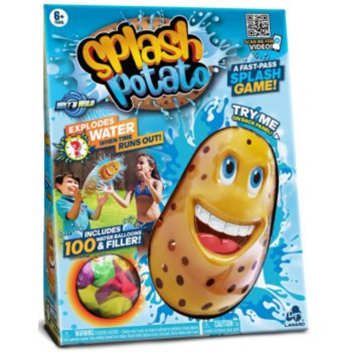 Picture of Splash Potato Splash Game with 100 water balloons ( was RRP $19.99 )