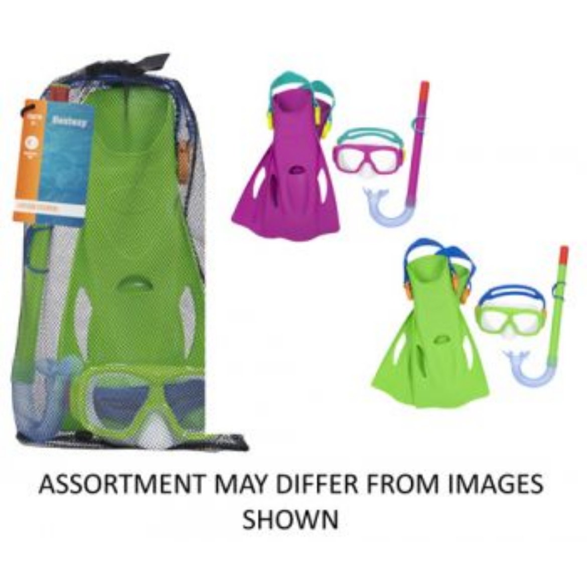 Picture of Explora Essential Mask/Snorkel/Fins set assorted