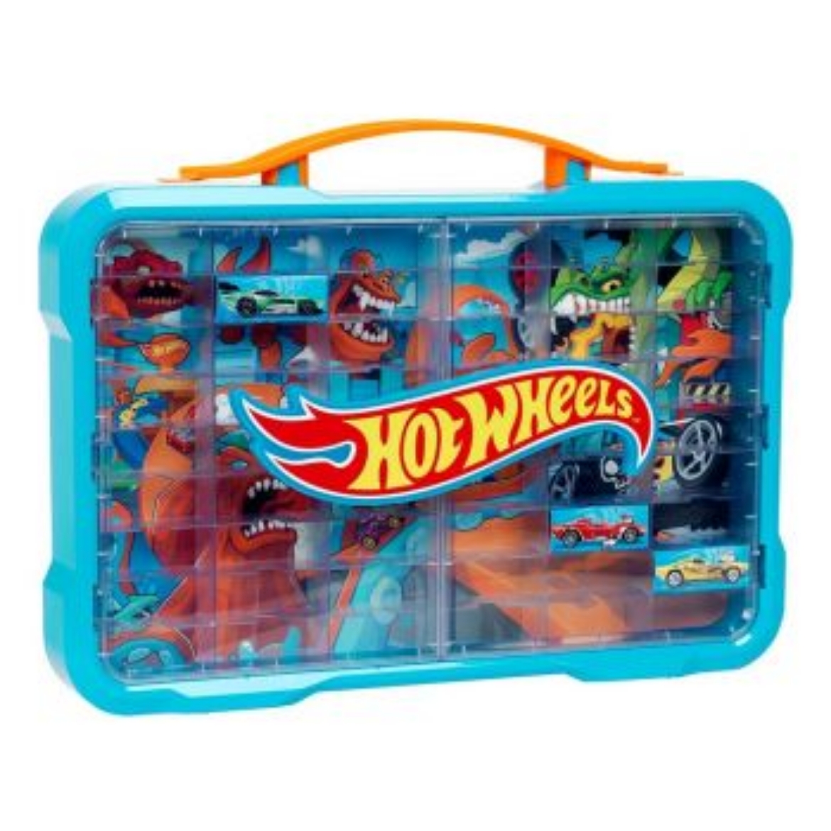 Picture of Hot Wheels 1:64 Collection Carry Case for 54 Cars with Illuminated Logo