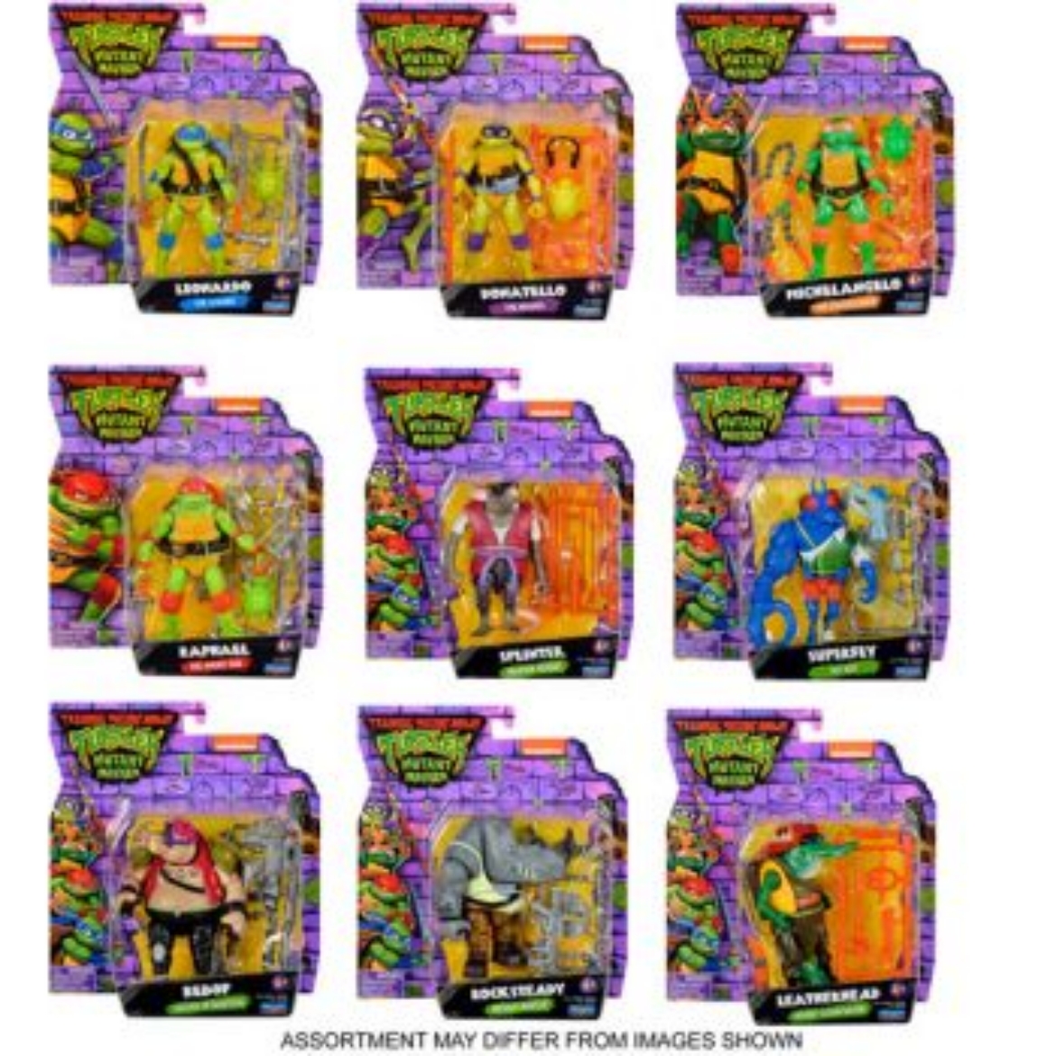Picture of TMNT Movie Basic Figures assorted ( ONLY SOLD in Carton of 12 )