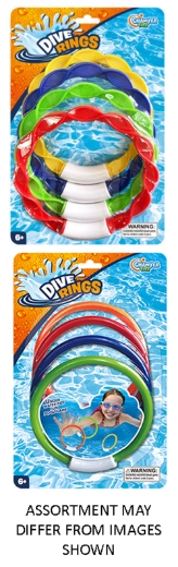 Picture of Dive Rings 4pk assorted