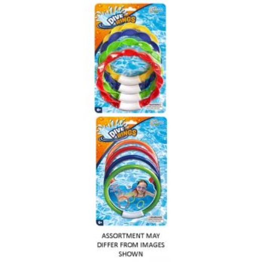 Picture of Dive Rings 4pk assorted
