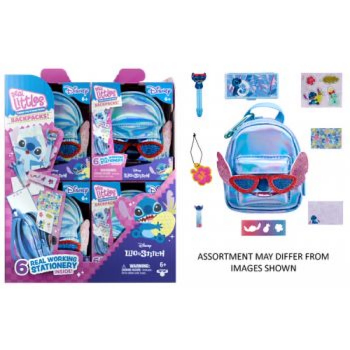 Picture of Real Littles Lili & Stitch Backpack Single Pack assorted ( ONLY SOLD in Display of 12 )