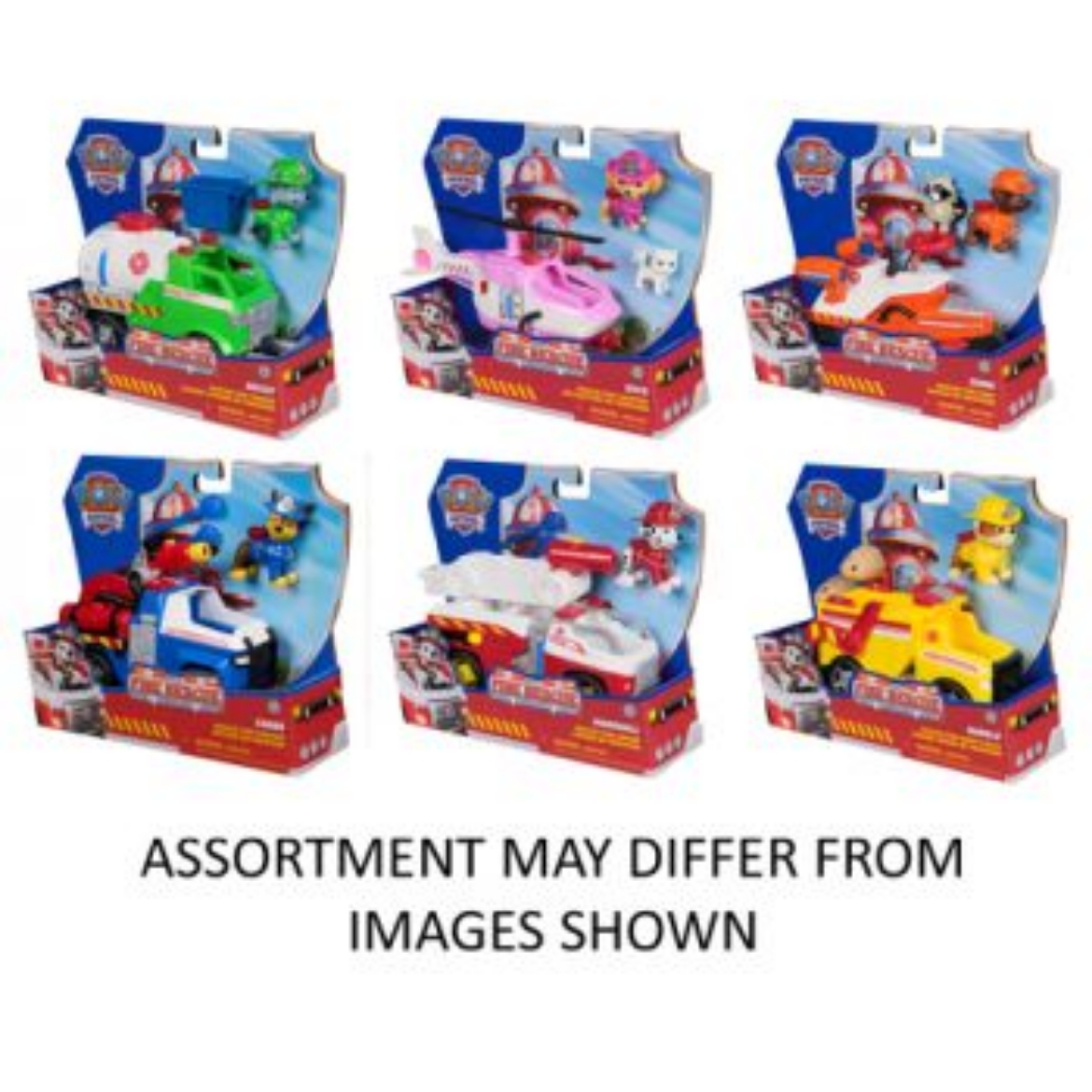 Picture of Paw Patrol Fire Rescue Themed Vehicles Assorted ( ONLY SOLD in Carton of 6 )