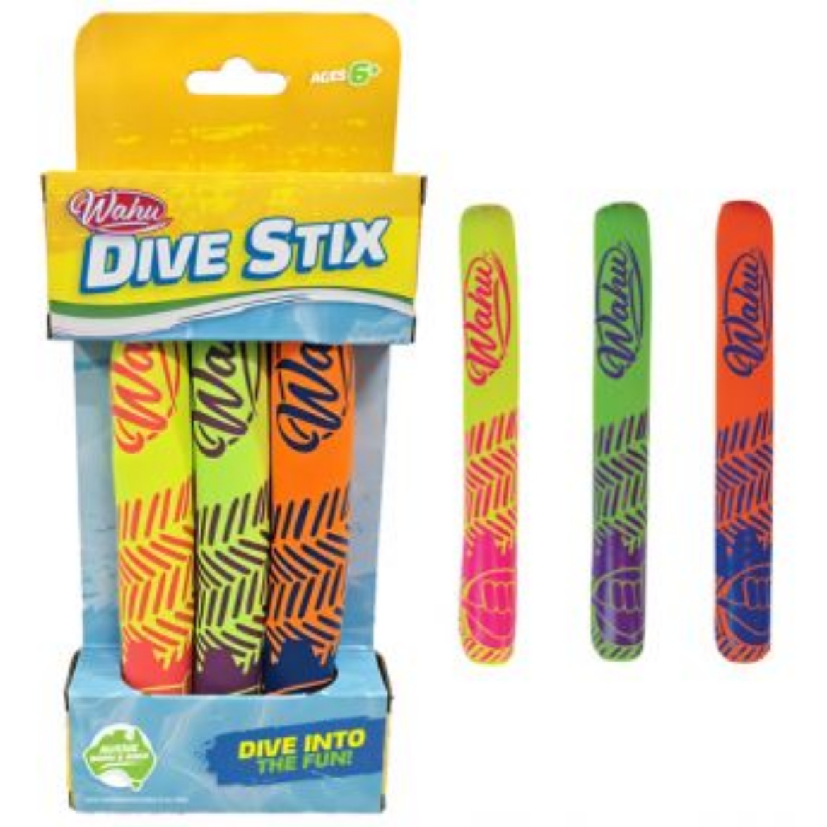 Picture of Wahu Pool Party Dive Stix 3pk