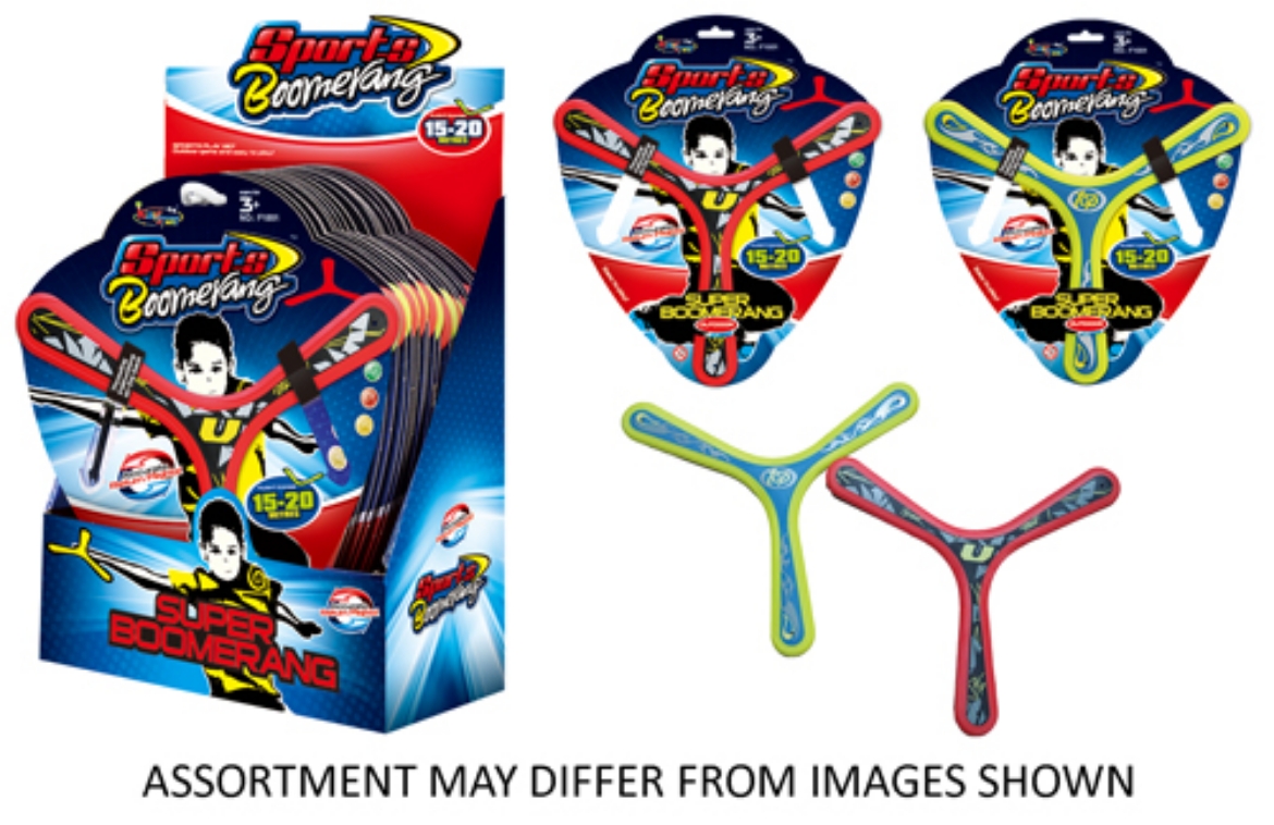 Picture of Tri Sports Boomerang assorted ( ONLY SOLD in Display of 24 )