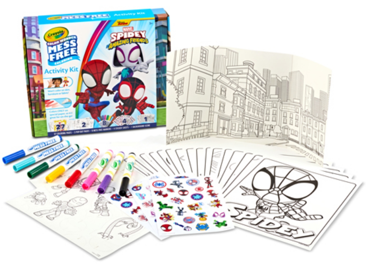 Picture of Crayola Wonder Activity Kit - Spidey & Freinds
