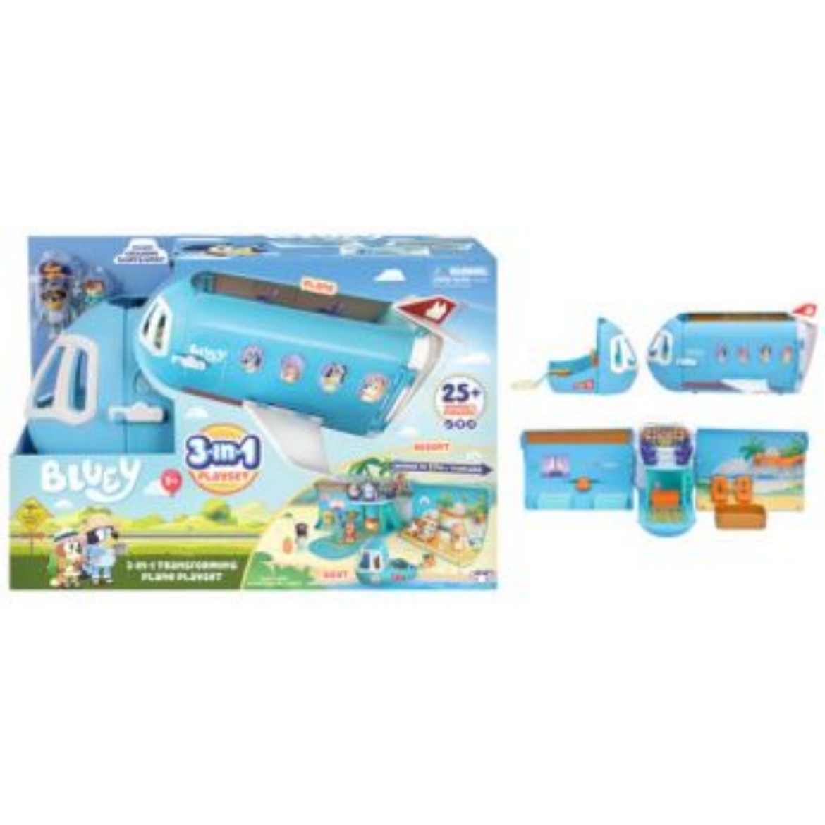 Picture of Bluey 3 in 1 Airplane Playset