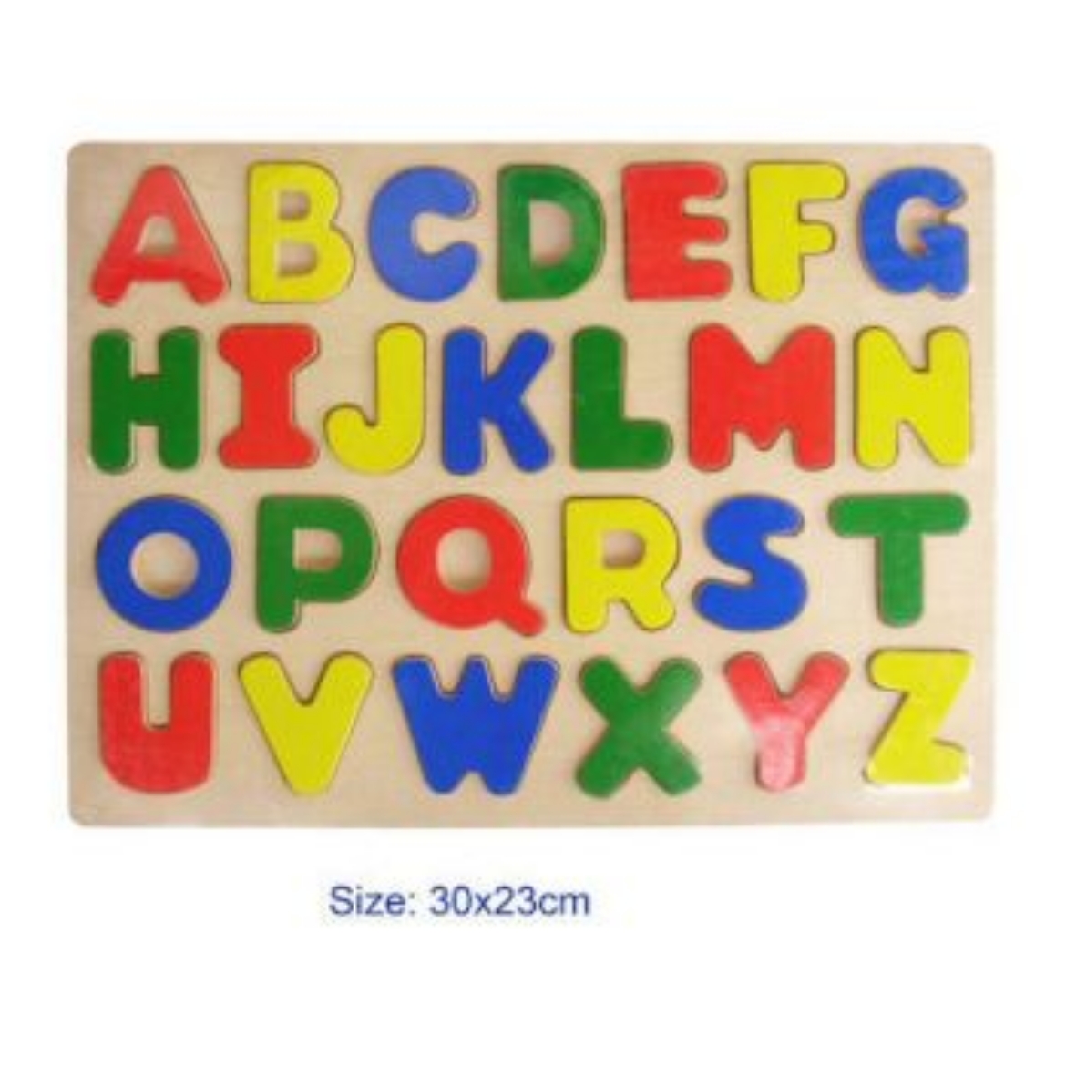 Picture of Fun Factory Wooden Puzzle Alphabet Upper Case - Raised