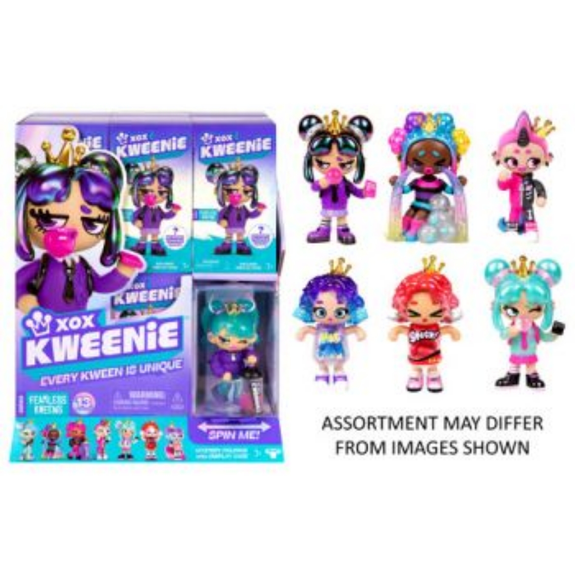 Picture of XOX Kweenie Mystery Single Pack FEARLESS assorted ( ONLY SOLD in CDU of 11 )