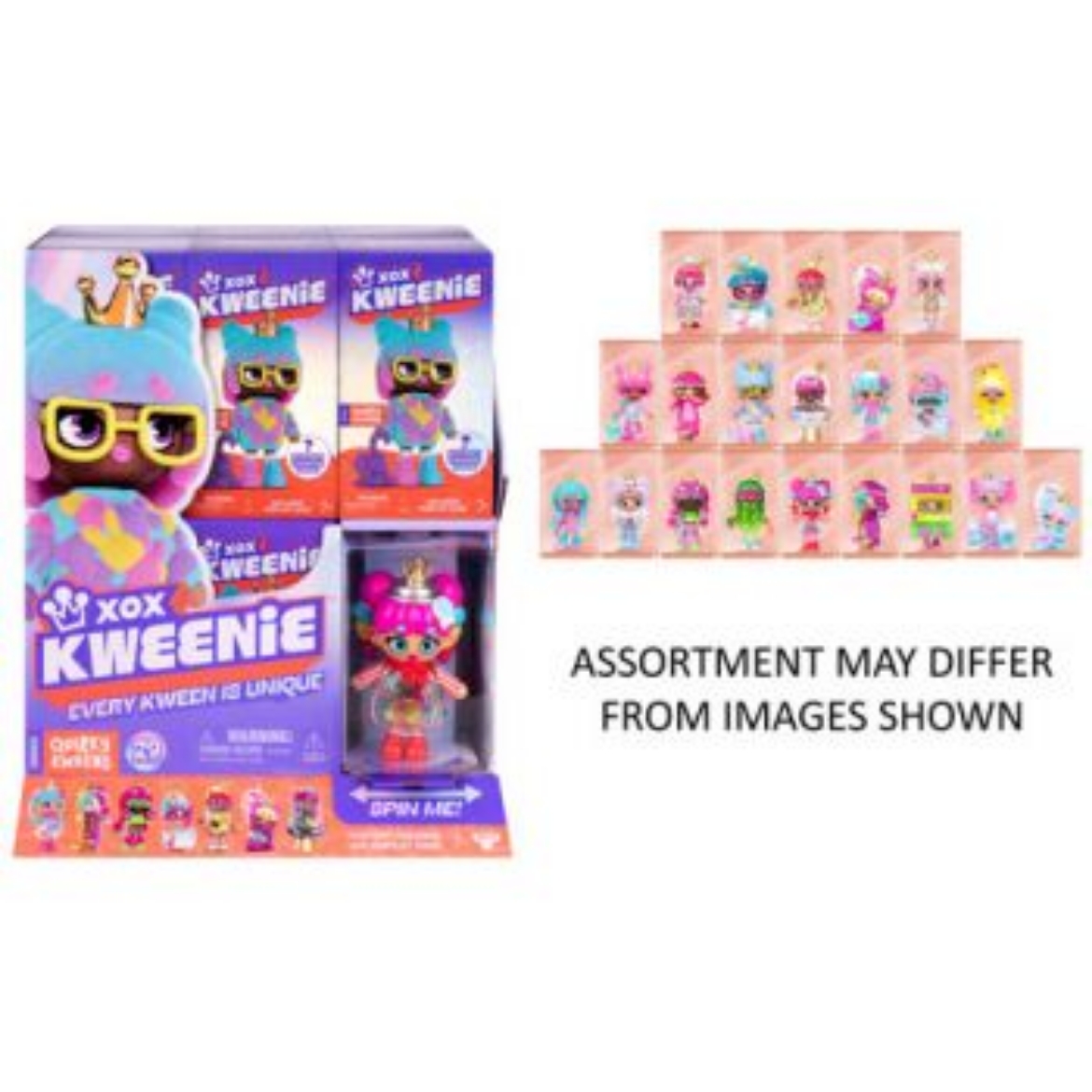 Picture of XOX Kweenie Mystery Single Pack QUIRKY assorted ( ONLY SOLD in CDU of 11 )