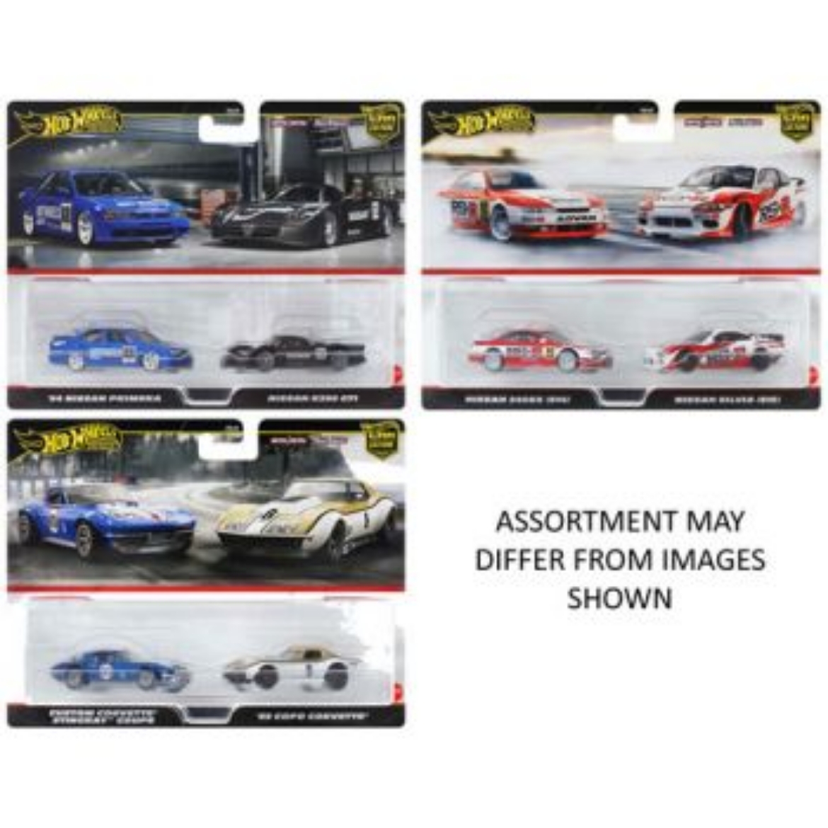 Picture of Hot Wheels Premium Car Culture 2 Pack assorted ( ONLY SOLD in Carton of 8 )