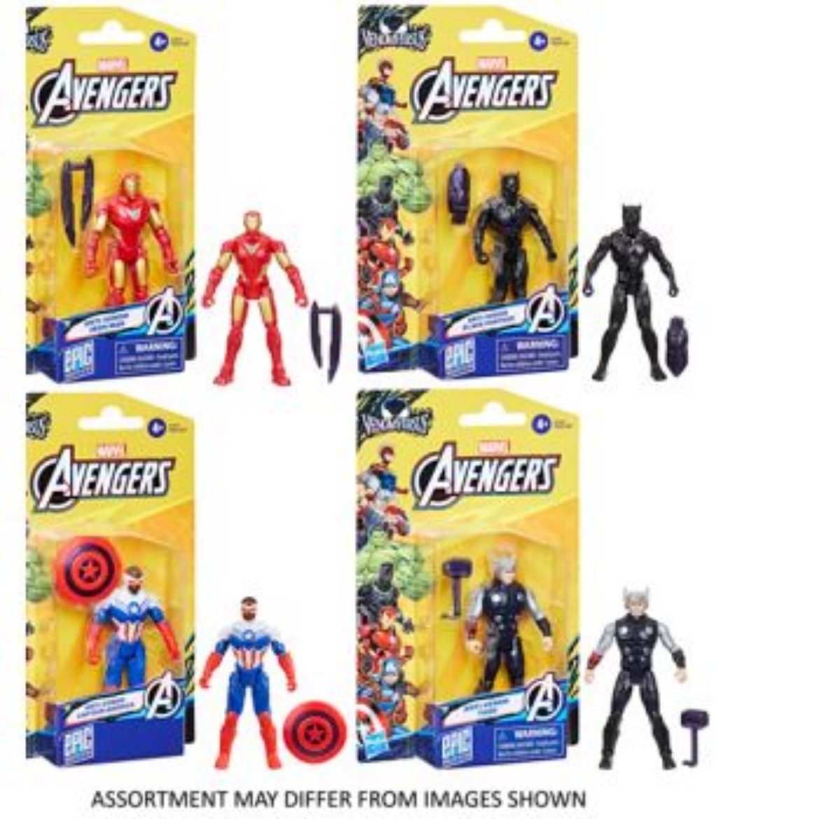 Picture of Avengers 4" Evergreen Figure assorted ( ONLY SOLD in Carton of 6 )