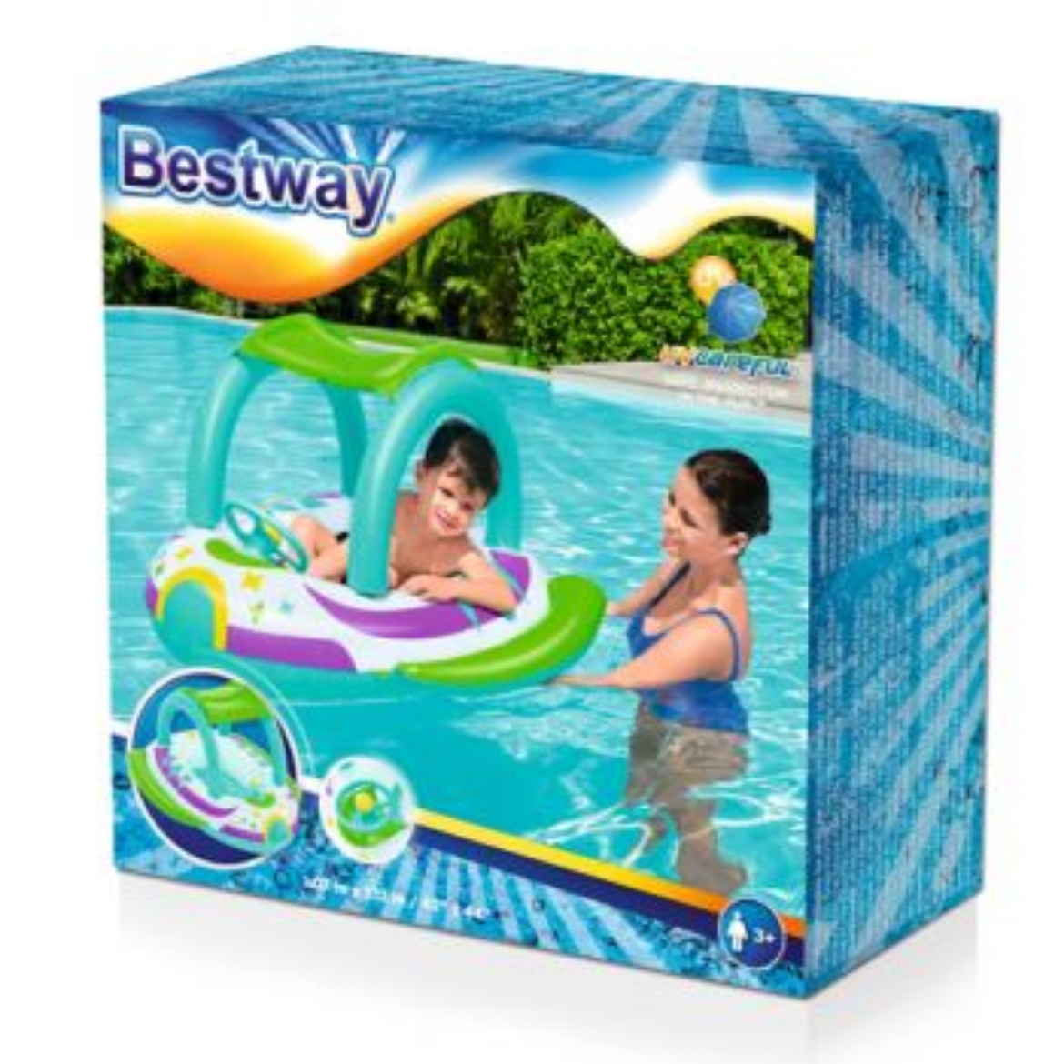 Picture of Space Splash Baby Boat with Canopy