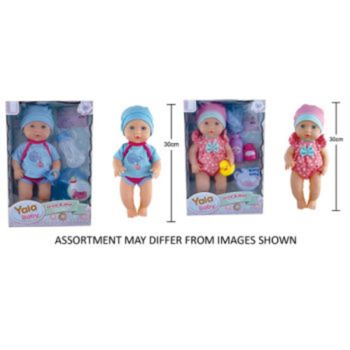 Picture of Drink n Wet Baby Doll 30cm with Accessories assorted