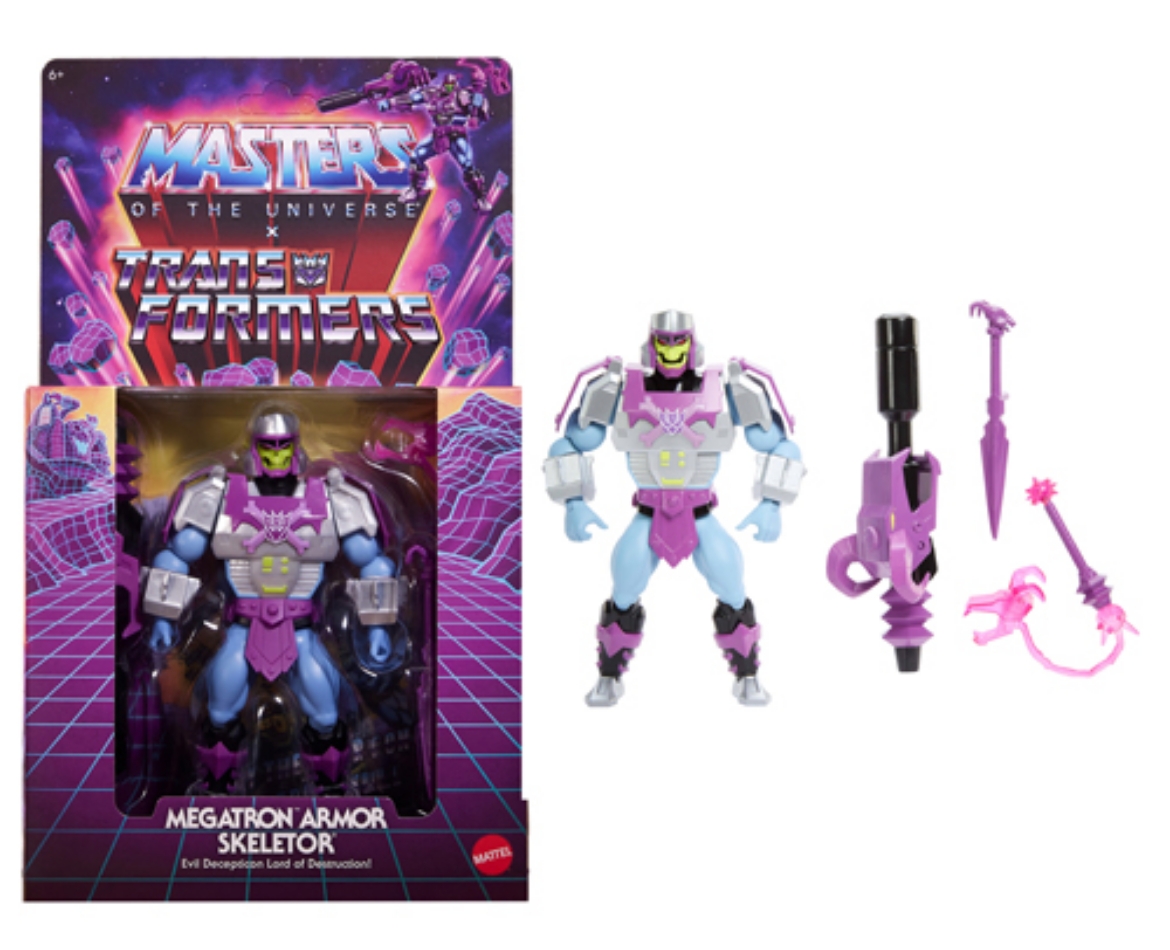 Picture of Masters of the Universe x Transformers Megatron Armor Skeletor Action Figure