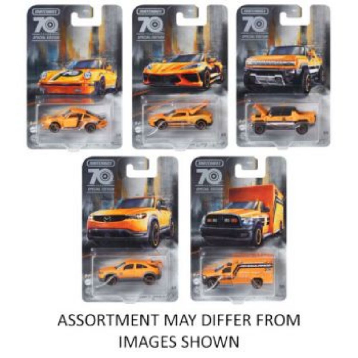 Picture of Matchbox 1:64 70th Moving Parts Vehicles assorted ( ONLY SOLD in Carton of 10 )