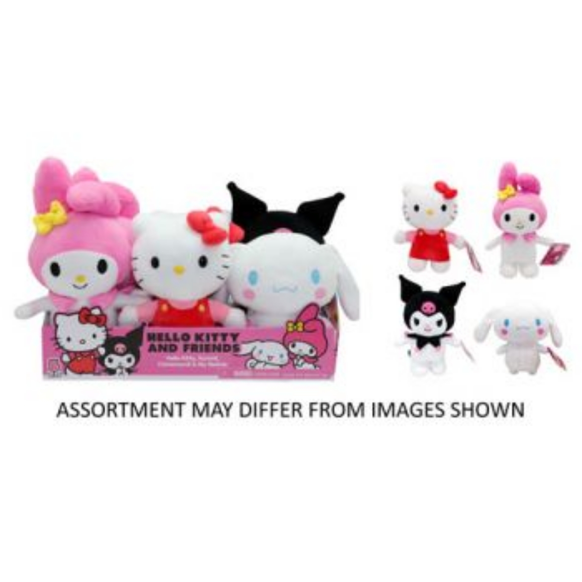 Picture of Hello Kitty Small Plush assorted ( ONLY SOLD in Display of 6 )