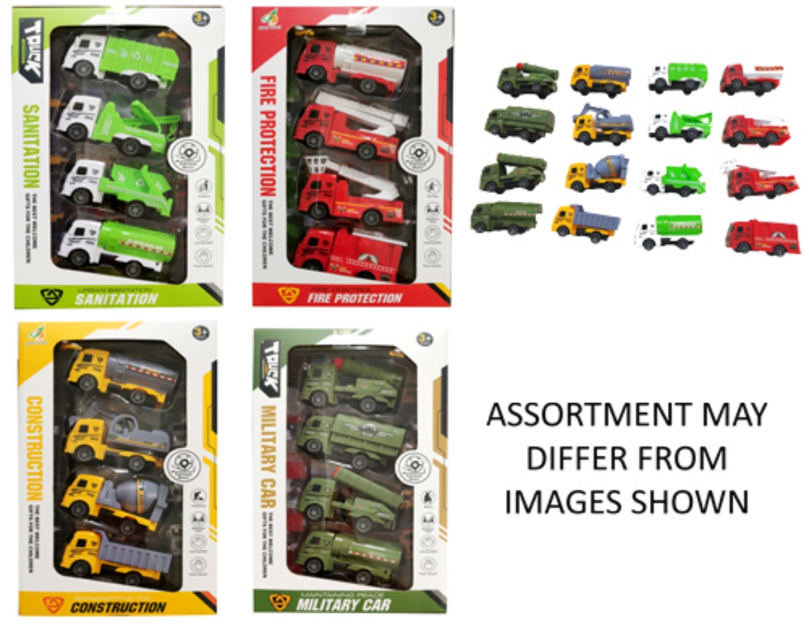 Picture of 16pc Pull Back Emergency Vehicles assorted ( was RRP $24.99 )