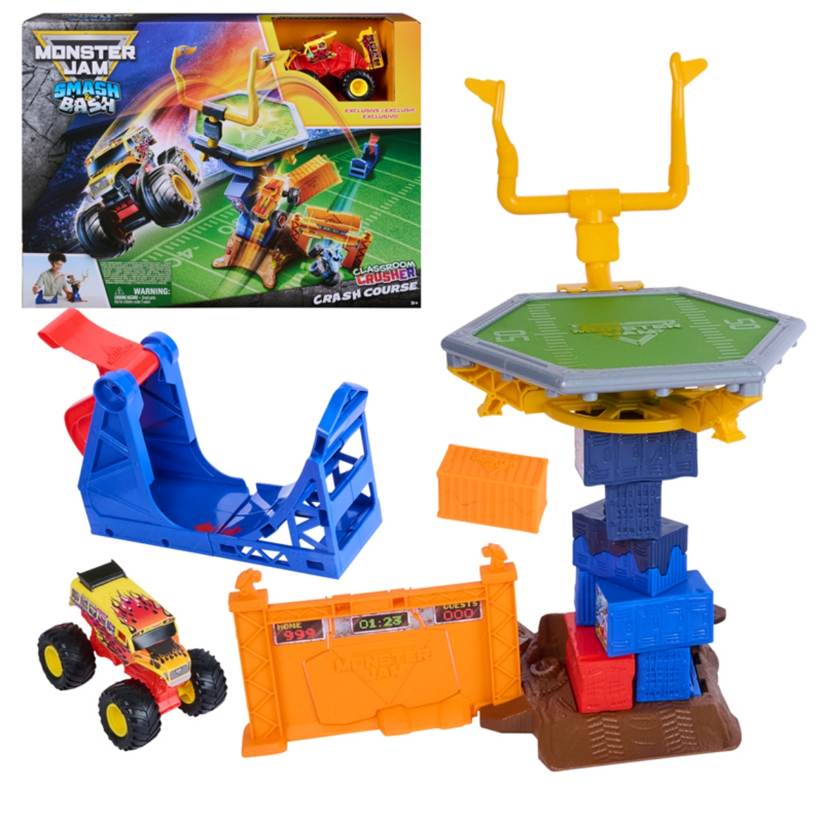 Picture of Monster Jam Smash & Bash 1:64 Crash Course Playset