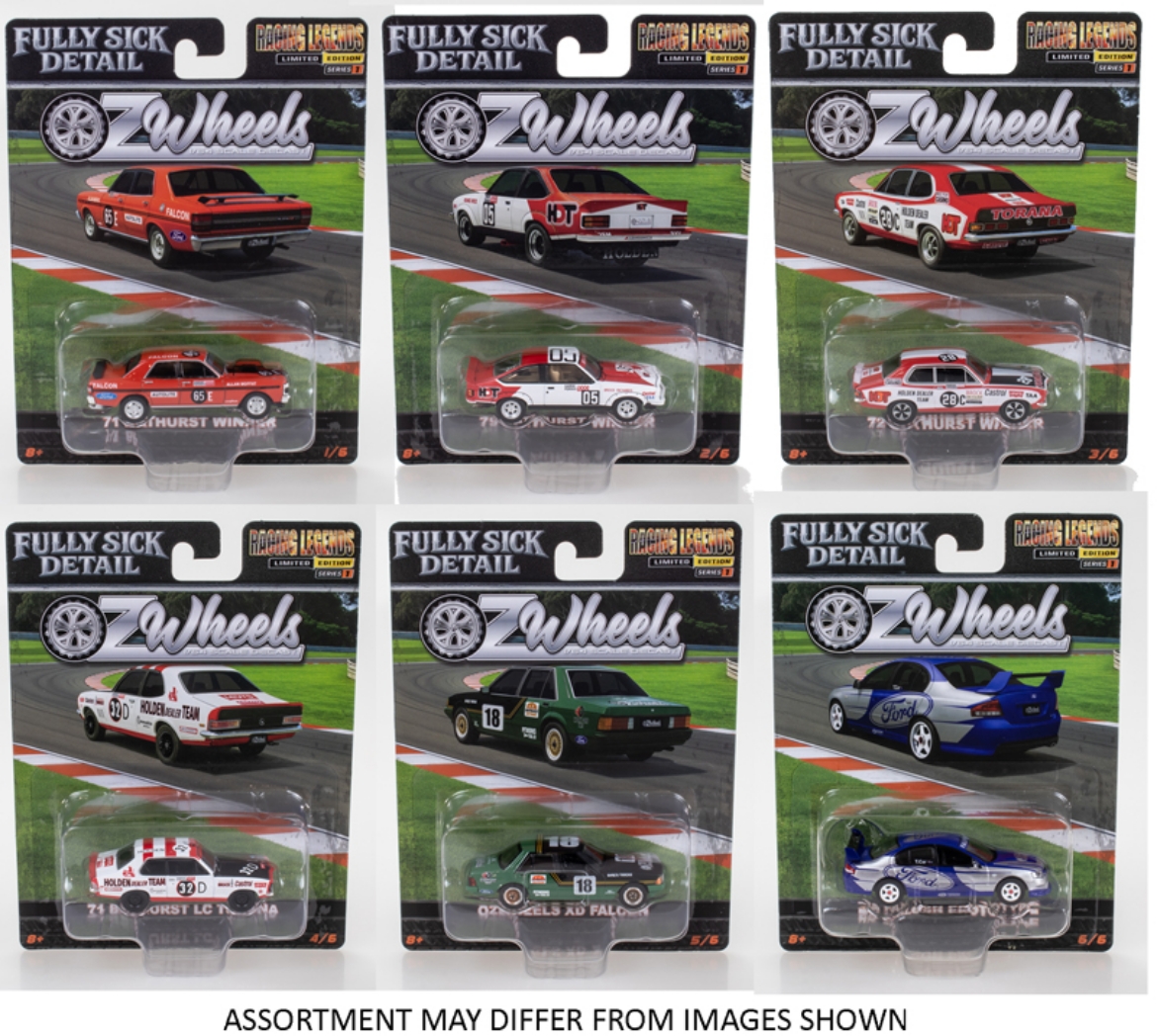 Picture of Oz Wheels 1:64 FSD1 Racing Legends with Protector assorted ( ONLY SOLD in Carton of 12 )