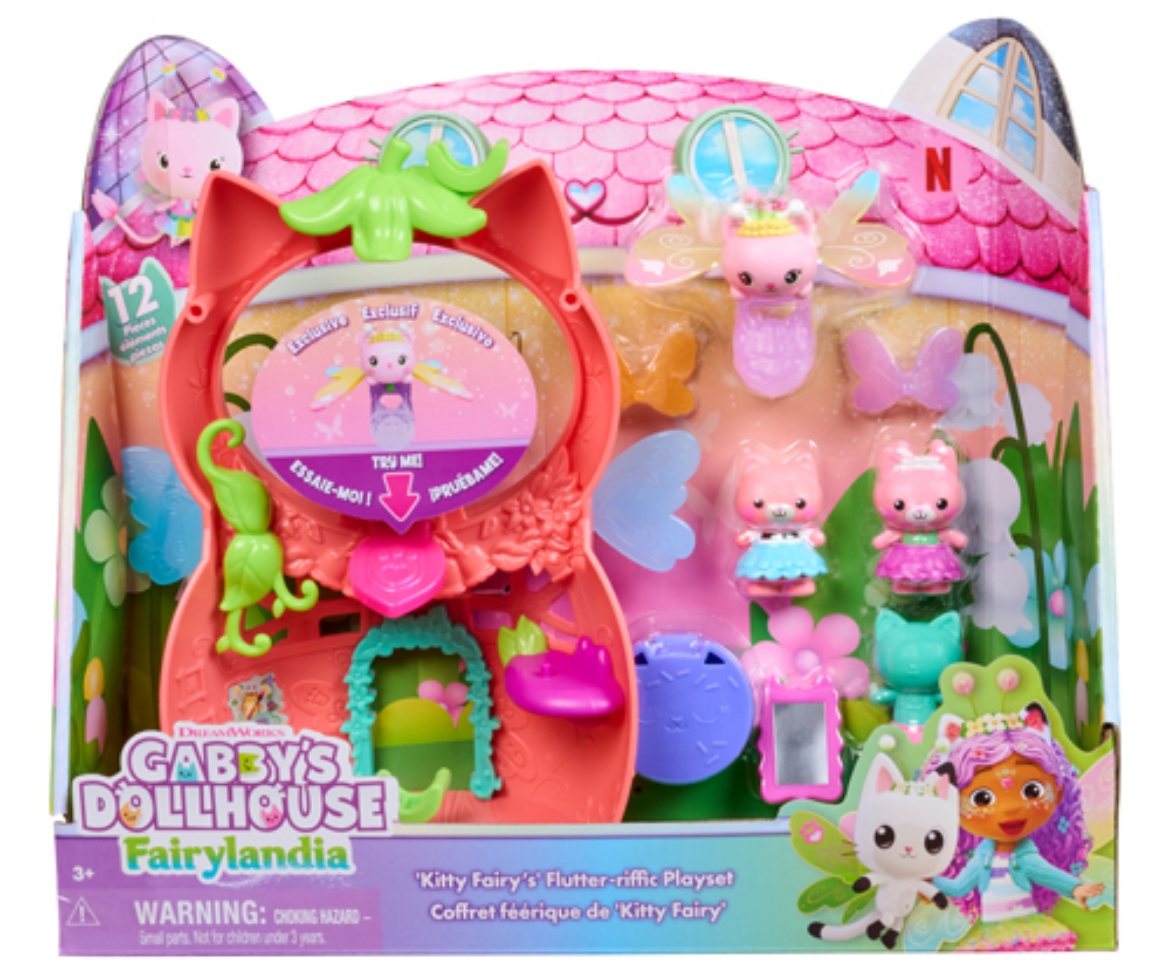 Picture of Gabby's Dollhouse Fairylandia - Flutter Fairy Playset