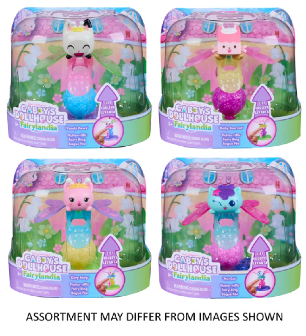 Picture of Gabby's Dollhouse Fairylandia - Flutter Fairy  Rings assorted ( ONLY SOLD in Display of 8 )