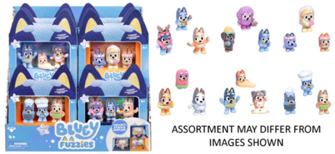 Picture of Bluey Fuzzies Series 1 Collectible Episode Pack assorted ( ONLY SOLD in Display of 12 )
