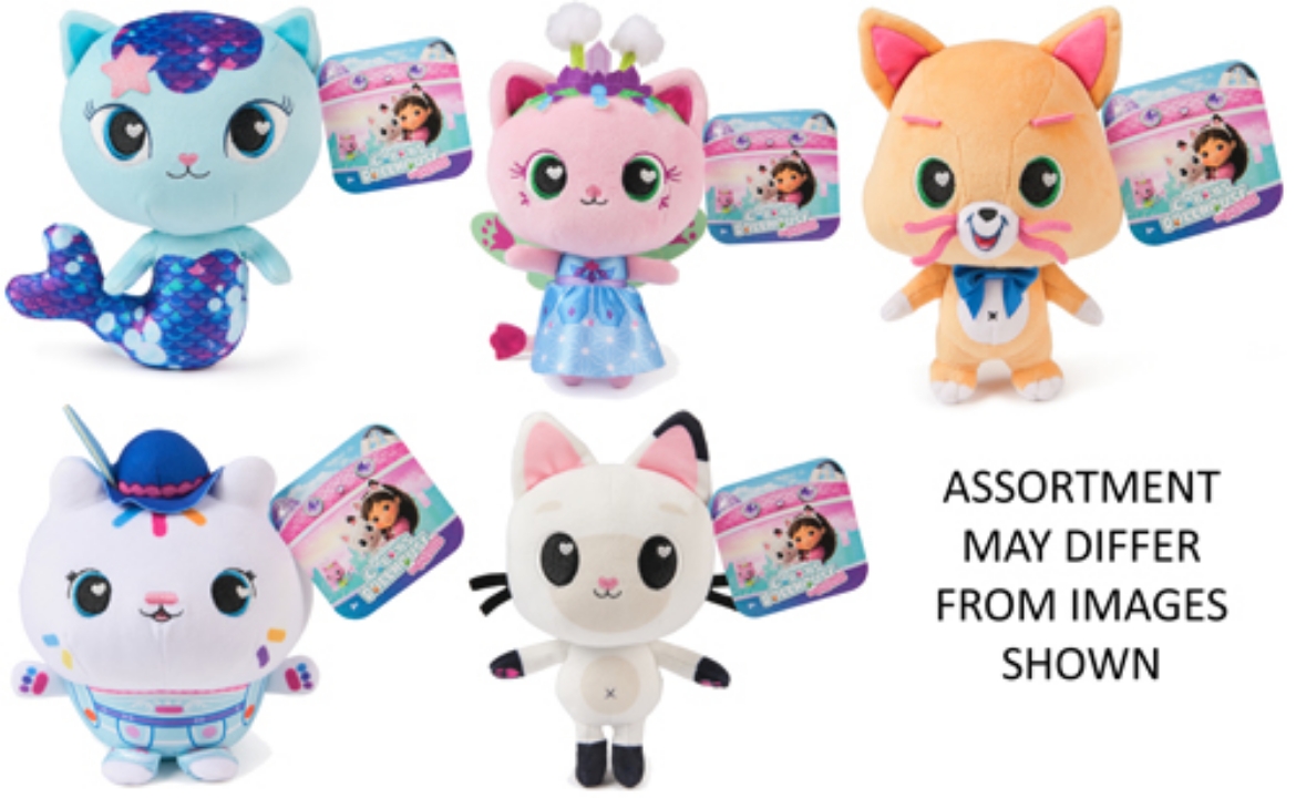 Picture of Gabby's Dollhouse Fairylandia - Basic Plush assorted ( ONLY SOLD in Display of 9 )