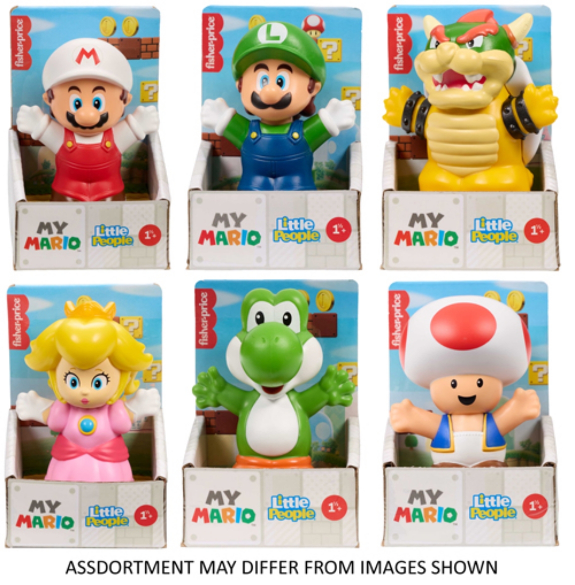 Picture of Fisher Price Little People Nintendo Single Figures assorted ( ONLY SOLD in Display of 18 )