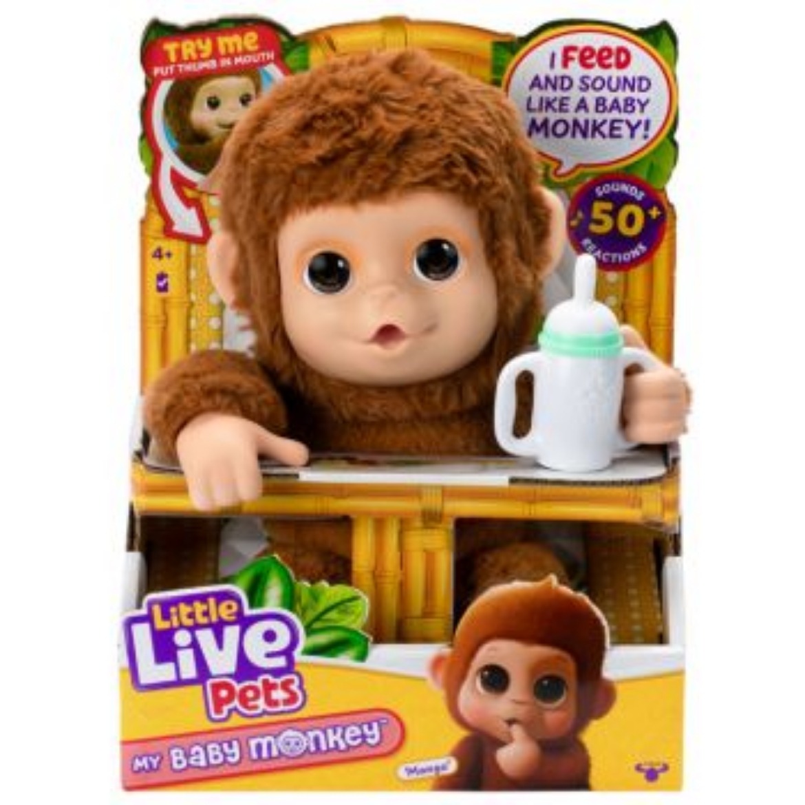 Picture of Little Live Pets My Lil Baby Monkey Plush