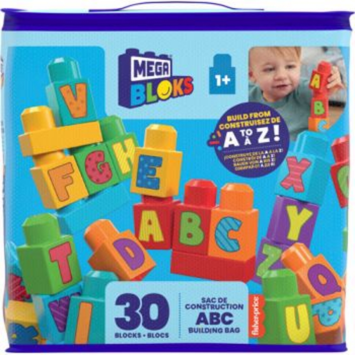 Picture of Mega Bloks 30pc ABC Building Bag