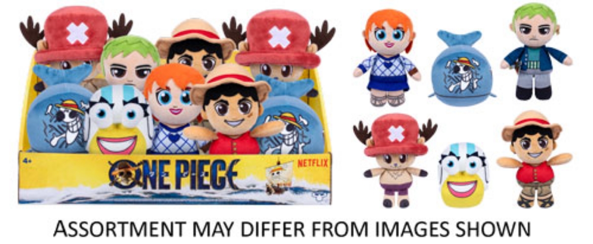 Picture of One Piece Plush Single Pack assorted ( ONLY SOLD in Display of 9 )