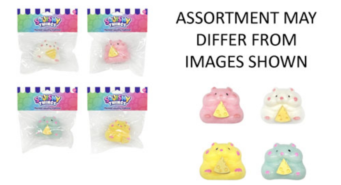 Picture of Squishy Hamster assorted (ONLY SOLD in Carton of 12)