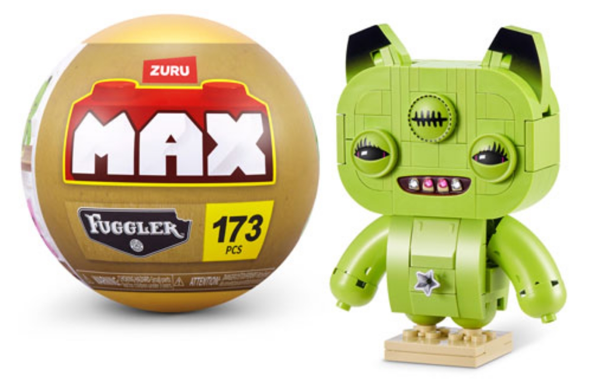 Picture of ZURU MAX Premium Fuggler Baddies Series 1-  ANNOYED ALIEN neon green ( ONLY SOLD in Display 8 )