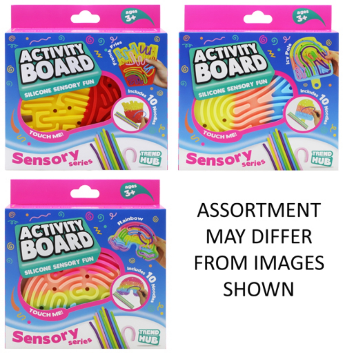 Picture of Trend Hub Silicone Activity Board Wave 2 assorted ( ONLY SOLD in Carton of 12 )